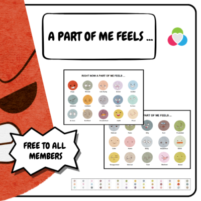 The IFS informed pdf helps children connect to their emotional parts