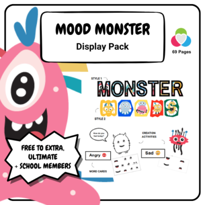 welcome to the mood monster display bundle