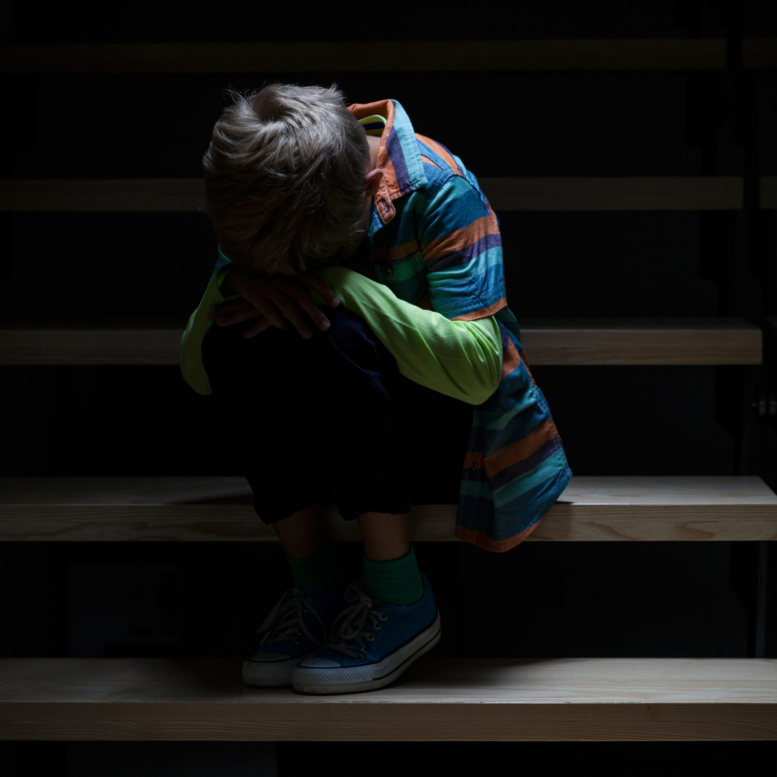 A child finding it hard to talk
