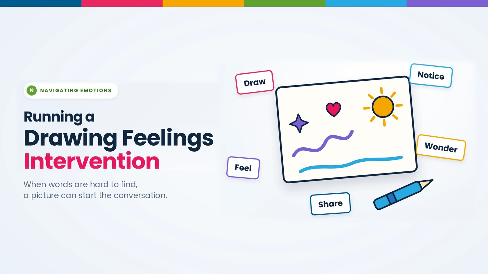 Running a Drawing Feelings Intervention course